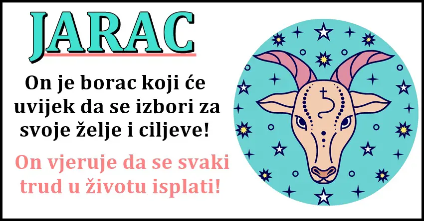 JARAC: Ovaj znak NE OČAJAVA već se BORI kad je NAJTEŽE!