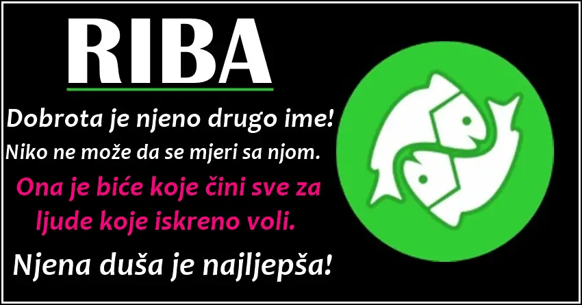 RIBE: Ne zele ni AVANTURU ni FLERT, samo PRAVU LJUBAV –  one ZIVE DA BI VOLELE!