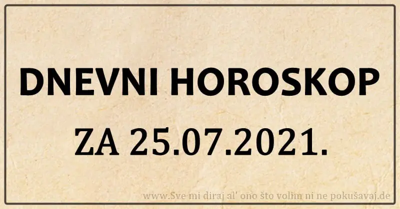 DNEVNI HOROSKOP za  NEDELJU: Ovo je DAN ZA ODMARANJE – ISKORISTITE ga na NAJBOLJI NACIN…