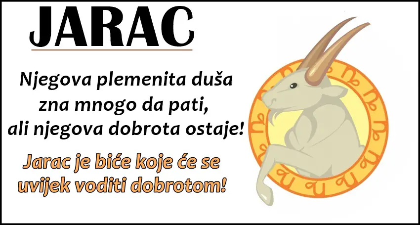 JARAC: Spreman na VELIKA DRUŽENJA, POUZDAN, HRABAR i zna KAKO da DOBIJE ono što želi!