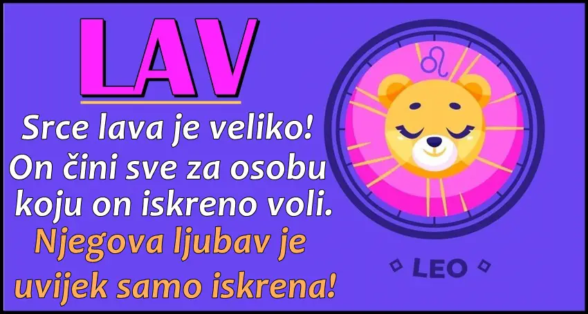 LAV: Zeli POSTICI POLOZAJ i biti USPESAN u SVEMU, i u LJUBAVI i na POSLU!