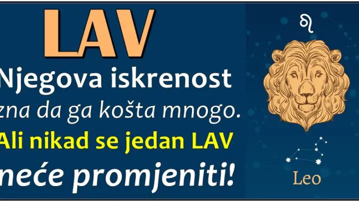 LAV: Ispod HLADNOG LICA, u grudima jednog LAVA KUCA NAJISKRENIJE SRCE!