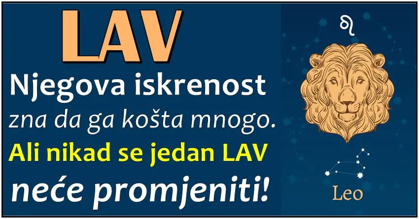 LAV: Ispod HLADNOG LICA, u grudima jednog LAVA KUCA NAJISKRENIJE SRCE!