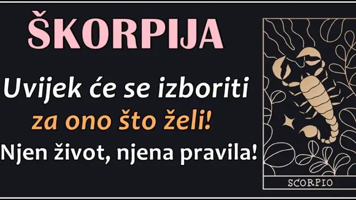 PROSTO NAJBOLJA – Škorpija je neverovatna i njoj mnogi zavide!