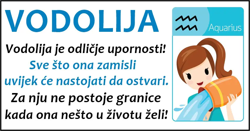 VODOLIJA je čisti dokaz da postoje ljudi kojima je tudja sreća važnija od njihove!