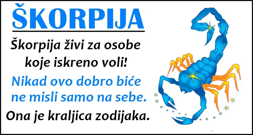 Žena Škorpija: UME da NAPRAVI PROBLEM od SITNICE, ALI KADA VOLI, ona VOLI do NEBA i NAZAD!