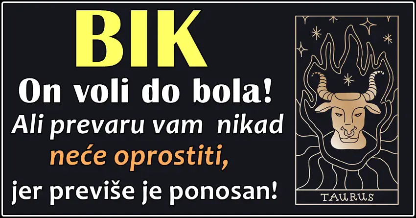 BIK NE VOLI RIZIK,  i NIKADA NE PRASTA onima koji ga IZDAJU!