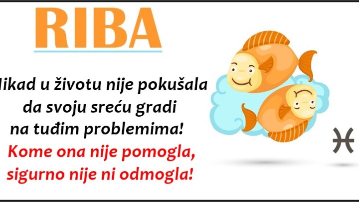 RIBE: Znaju biti NAIVNE i LAKOVERNE ali samo zato što su DOBRI LJUDI pa SVAKOM VERUJU!