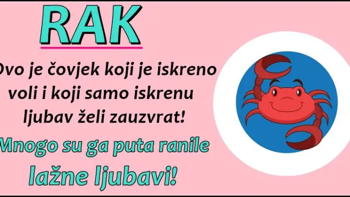 RAK: Stvoren je za ljubav i za ljubavnu sreću – Za njega se vredi boriti!