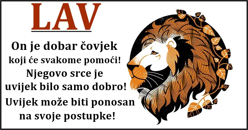 LAV: Svi misle da je PONOSAN i da VOLI DA SE INATI, ali kada zavoli, on za LJUBAV SVE ČINI!