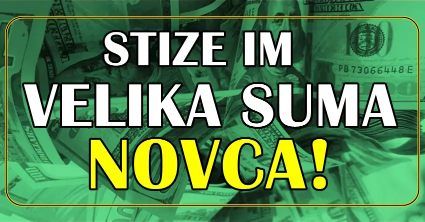 velika količina novca