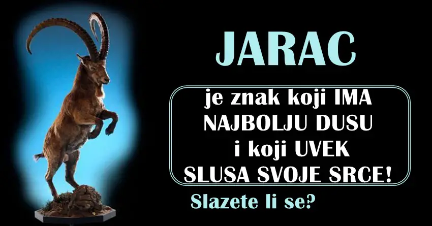 JARAC je znak koji IMA NAJBOLJU DUSU i koji UVEK SLUSA SVOJE SRCE!