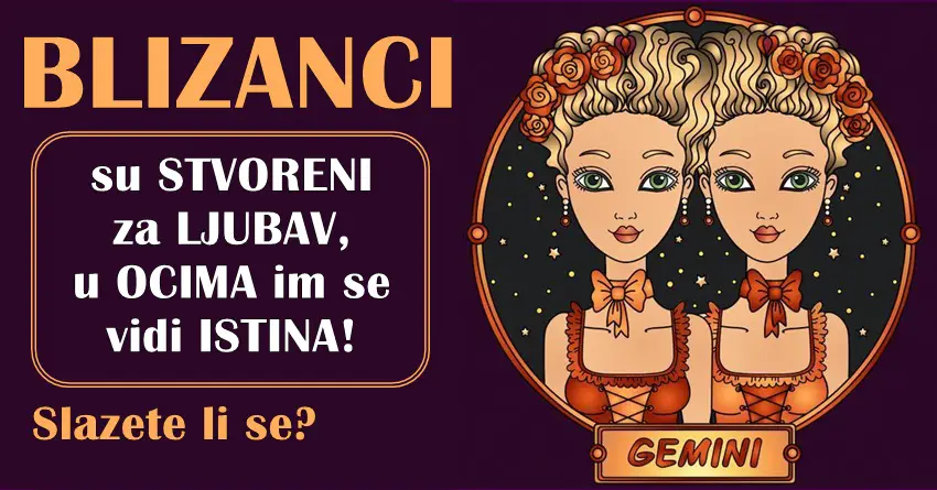 Dobrota im je drugo ime: Blizanci su stvoreni za ljubav, u očima im se vidi istina!