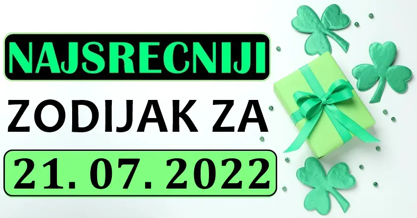 NAJSRECNIJI ZODIJAK: Nekome ce ovaj CETVRTAK biti DAN ZA PAMCENJE!