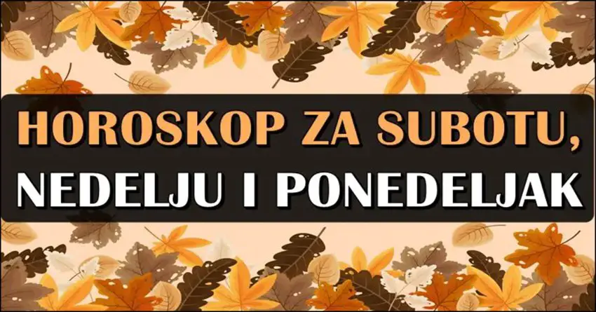 Horoskop za subotu