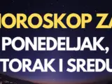 Horoskop za ponedeljak, utorak i sredu: OVE znakove će nešto usrećiti!