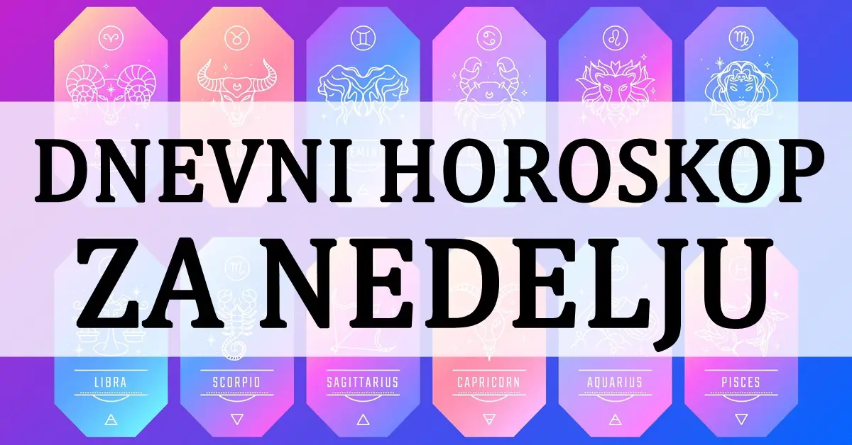 Horoskop za nedelju