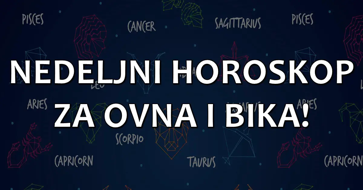 Veliki nedeljni horoskop za ovna i bika: Sledi sedam dana koja menjaju sve!