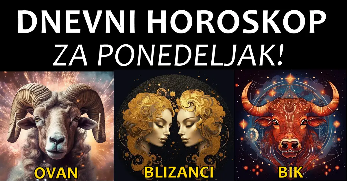 Ponedeljak donosi izazove i sjajne prilike: Horoskop za Ovna, Bika i Blizance!