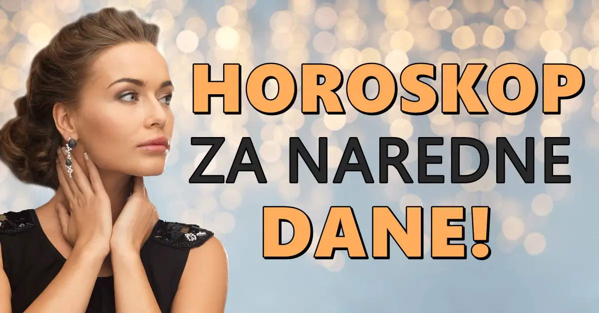 za naredne dane